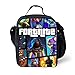 Fortnite School Backpack Lunch Bag Pencil Bag, 3 Pack Fortnite Game Pattern School Bag for Girls Boys Students