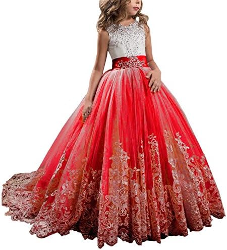 Magicdress Princess Lilac Long Girls Pageant Dresses Kids Prom Puffy Tulle Ball Gown 26