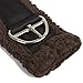 Intrepid International Western Fleece Cinch Girth, Brown, 30-Inch