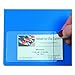 C-Line Self-Adhesive Business Card Holders, Side Load, 2 x 3.5, Clear, 10/Pack