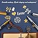 Gold and Silver Metallic Marker Pens, Metallic Permanent Markers Suitable for Cards Writing Signature Lettering Metallic Painting Pens (4)