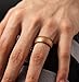 ThunderFit Silicone Wedding Rings for Men, Rubber Engagement Bands 8.7mm Wide 2.5mm Thick - 1/2/3/4/5/6/7/12/16 Variety Multipack (Pack G - Size 9.5-10 (19.8mm))