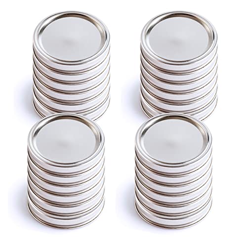 Wide Mouth Canning Lids and Rings 24 Pack Canning Lid and Ring for