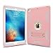 Dailylux New iPad 9.7 inch 2018/2017 Case,Three Layer Defender Heavy Duty Shock Absorption Rugged Hybrid Protective Case with Kickstand Cover for New iPad 9.7 Inch-Rose Gold+Grey