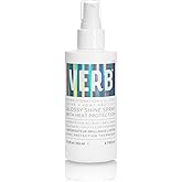 VERB Glossy Shine Spray - Moisturizing Heat Protection Hair Spray - Adds High Shine and Primes for Styling - Vegan, No Parabens or Harmful Sulfates