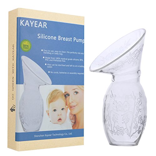 Silicone breast feeding manual breast pump milk collection