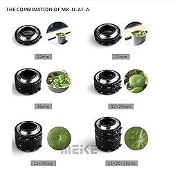 Meike Auto Focus Macro Extension Tube Set Metal