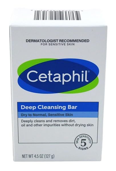 CETAPHIL BAR SOAP, DEEP CLEANSING FACE AND BODY...