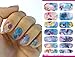 Full Wrap Nail Art Water Transfer Decal Sticker Colourful Flower #10 Nail Sticker Tattoo - FashionDancing