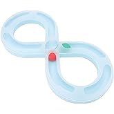 JOROBURO Cat Toys, Cat Tray Toys Kitten Turntable Figure 8 Shaped Cat Turntable Track Ball Toy, Interesting Turntable Kitten Ball Track Toy for Pet Cat Interactive Entertainment