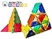 Magna-Tech Magnetic Block Toy. Build 3D Magnet Tile Structures (100 Piece) Kid Approved Color Shapes! This Learn & Play Set Is Best For Children & Toddlers Who Like Wooden Construction Blocks