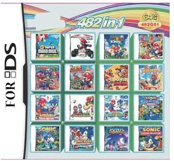 Amazon Com Cenxaki 4 In 1 Super Combo Game Pack Game Card Cartridge Compatible With Ds 2ds 3ds Games Computers Accessories