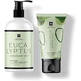 Natural Inspirations Hand & Body Lotion and Hand Creme Gift Set - Eucalyptus Rosemary Mint