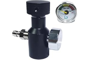 Aopkeo Universal Fill Adapter of Paintball Marker Remote Hose High Pressure UFA CO2 Tank On/Off ASA G1/2