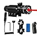 TZWNS Tactical Dot Rifle Hunting Gun Laser Scope Sight Picatinny Rail Weaver Barrel Mount Pressure Switch Power 532nm Beam