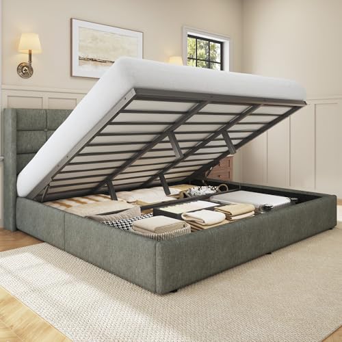 HISOFT King Lift Up Storage Bed