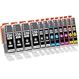Valuetoner Compatible Ink Cartridge Replacement for Canon PGI-250XL CLI-251XL 250XL 251XL 250 251(2Set+2BK)for Pixma MX922 iX6820 iP7220 MG6620 MG5520 MG7520 MG5420 MG7120  MG5620 MG6320 MG5422 iP8720