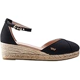 VISCATA Formiga Canvas Espadrille Sandal Wedges, Comfort and Style for Every Occasion, Size 5-12