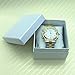 VSONEU English Talking Watch with Alarm Stainless Steel Band