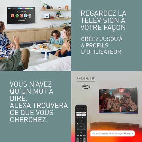 PanasonicTV-32S55AEZ, Série S55 32 Pouces Full HD LED Smart TV, 2024, Fire TV, HD Colour Engine, HDR, Contrôle Vocal Alexa, Mode Jeu, Lecteur Média, Expérience Visuelle Exceptionnelle