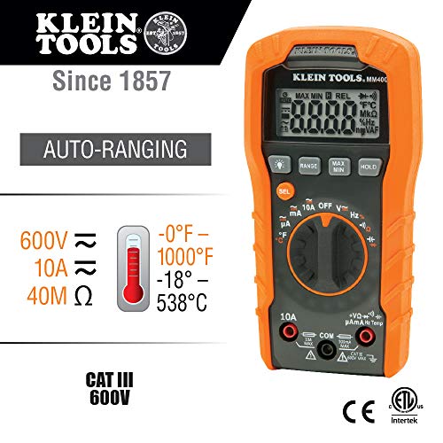 1 Multimeter+Auto+Ranging+Klein+Tools+MM400