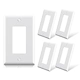 ELEGRP Decorative Receptacle Wall Plate, 1-Gang Mid