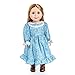 THE QUEEN'S TREASURES Officially Licensed Little House on The Prairie Mary Ingalls 18 Inch Doll, Comes with A Lunch Pail ,Food and Chalk Board. Compatible with American Girl