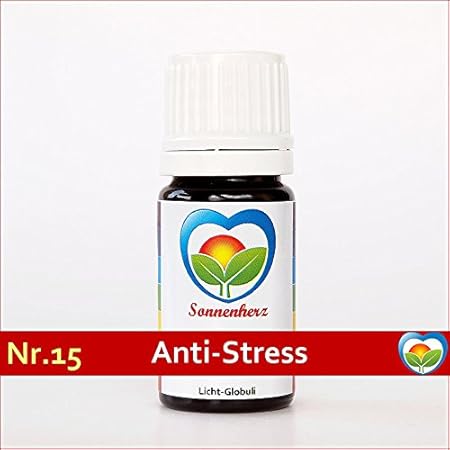 Gegen Stress: Energetische & feinstoffliche Sonnenglobuli Nr. 15 ANTI-STRESS von Sonnenherz - Informierte Globuli, Globulis, 