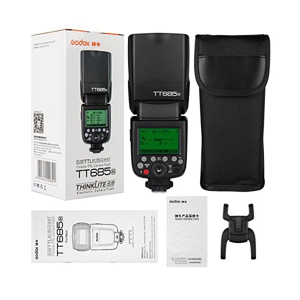 Godox TT685N TTL Blitz Speedlite für Flash-Kamera, 2.4G HSS 1/8000s TTL GN60 Elektronischer Blitz für Nikon Kameras… – Bild 5