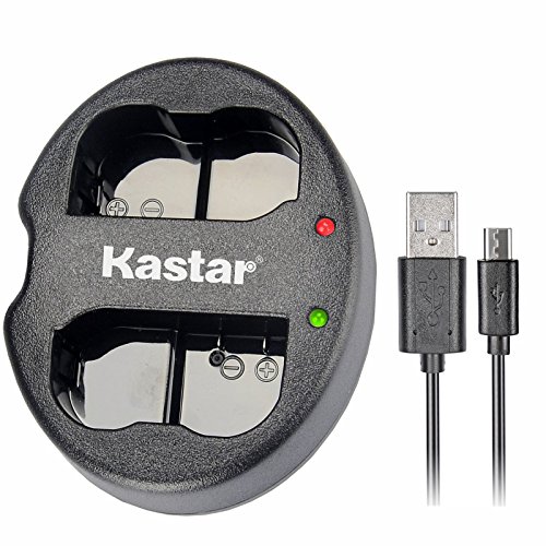 Kastar Dual USB Charger for Nikon EN-EL15, Nikon D850, D750, D7000, D7100, D7200, D7500, D800, D800E, D810, D600, D610, Nikon 1 V1 DSLR Camera and Nikon MB-D11, MB-D12, MB-D14, MB-D15, MB-D16 Grip