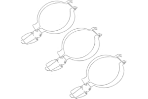 Ipetboom 3pcs Stainless Steel Mason Jar Wire Clamp Sealing Buckle 93mm for Honey Glass Jars Kitchen Storage