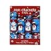 Iconikal 6.5-inch Mini Crackers 8-Pack (Red Snowman, Blue Penguin)