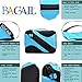 BAGAIL 6 Set Packing Cubes,Travel Luggage Packing Organizers(6Set Blue)