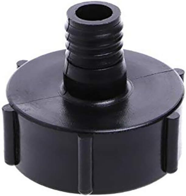 Tank Hose Adapter 1PCS 1000L Plastic IBC Tank Adapter Garden Hose Adapter Fittings Tools 60mm Thread Import to 1"(25mm) Connect Hose
