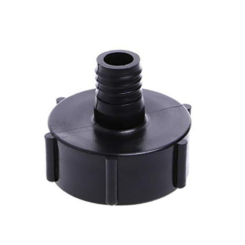 Tank Hose Adapter 1PCS 1000L Plastic IBC Tank Adapter Garden Hose Adapter Fittings Tools 60mm Thread Import to 1"(25mm) Connect Hose