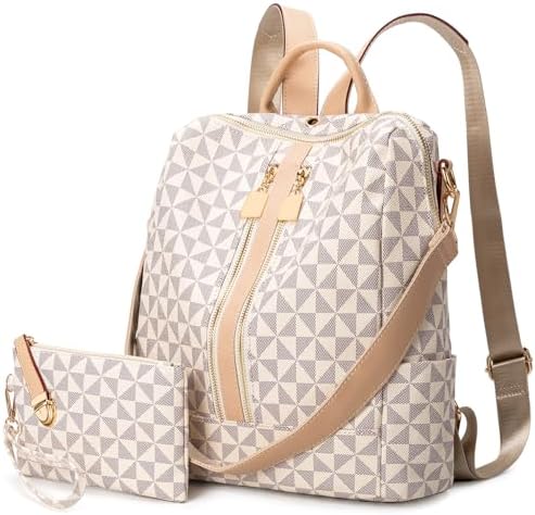 Amazon.com: Lushandy Checkered Backpack Purse for Women  display picture 2