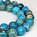 Blue Imperial Jasper Gemstone Loose Beads 6mm 62 Beads Per 15.5