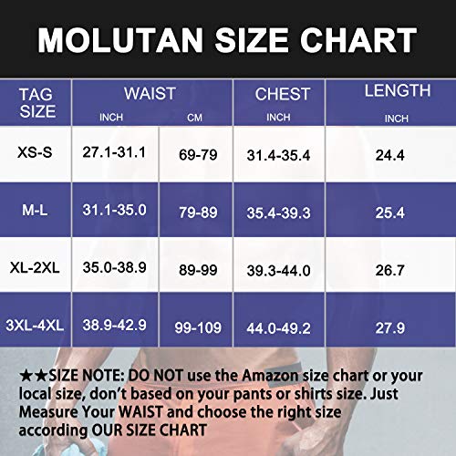 compression shirt size chart
