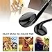 Reddie Wired Headphone In-ear Earbuds with Microphone HiFi Sound Earphones Volume Control for iOS, Android, Windows, iPhone, iPad Black