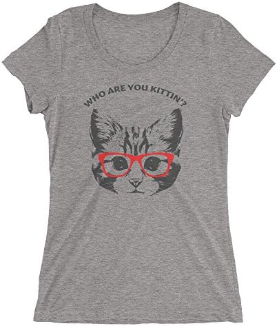 Hot Sexy Tees Who Are You Kittin' ? Women's Perfect Fit Short Sleeve T-Shirt