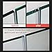 HUAHA Frameless Flexible Shower Door Seal Sweep for 3/8