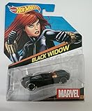 Hot Wheels, Marvel Character Car, Black Widow #18, 1:64 Scale