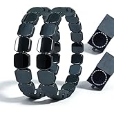 ZOYYE Men's Hematite Bracelet - 2-Piece Set of Natural Stone Bead Stretch Bracelets, Healing Crystals to Ignite Masculine Energy and Confidence, Natural Gemstone Jewelry Gift for Men