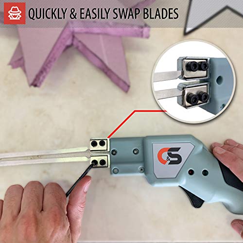 Hot Knife Foam Cutter, Heavy Duty Heated Electric Carving Knife For