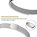 TENKER Fitbit Alta Band Adjustable Replacement Accessories Bands Metal Wristband Band Strap - Stainless Steel Milanese Loop Metal Replacement Accessories Bracelet Strap for Fitbit Alta HR