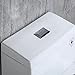 WOODBRIDGE T-0019 Cotton toilet | Modern Design, One Piece, Dual Flush | White