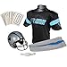 Franklin Sports Carolina Panthers Kids Football Uniform Set - NFL Youth Football Costume for Boys & Girls - Set Includes Helmet, Jersey & Pants - Large