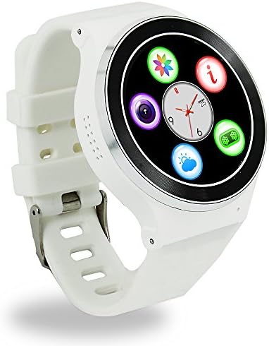 GearBest ZGPAX S99 Bluetooth 3G TPU Band Smartwatch with Pedometer Heart Rate for Android Support Sim-card (Silver)