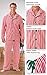 PajamaGram Christmas Pajamas for Men - Warm Mens Fleece Pajamas, Red/White, MD