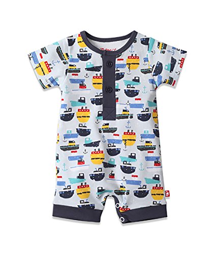 Zutano Baby Boy's Henley Bodysuit